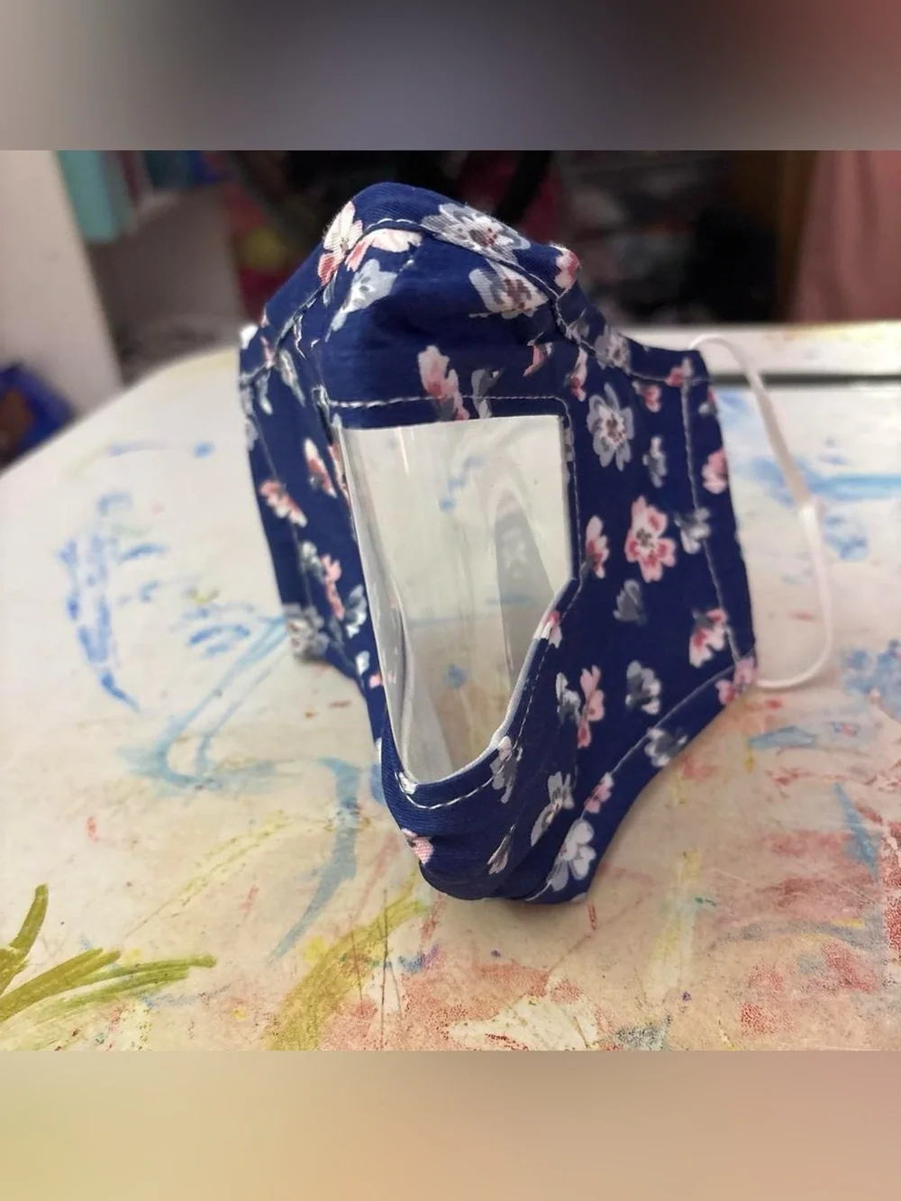 Floral Face Shield Mask